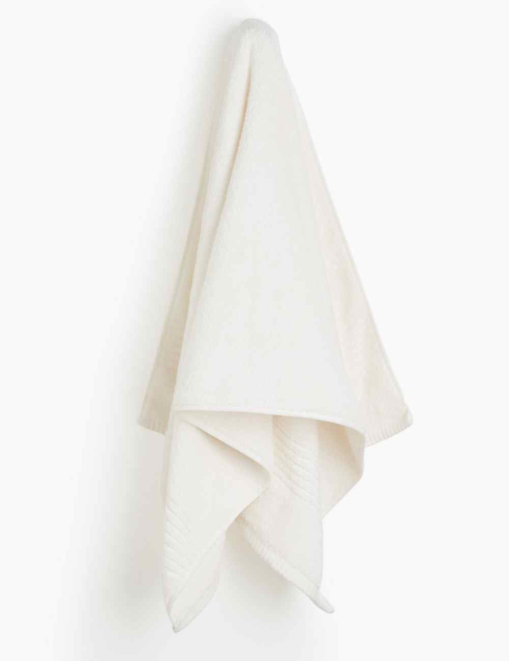 cotton bath towel ( white )