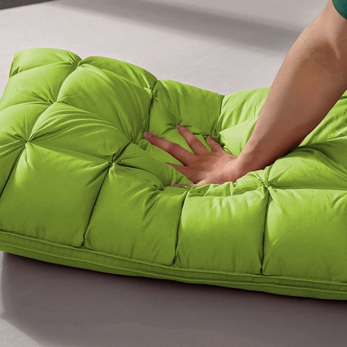 Pack of 2 Filled Pintuck Decorative Pillows - parrot green